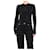 Anthony Vaccarello Schwarzer Strickpullover aus Swarovski-Kristall - Größe S