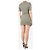 Jonathan Simkhai Olive green ribbed leather mini dress - size S - view 2