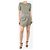 Jonathan Simkhai Olive green ribbed leather mini dress - size S - view 3