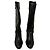 Botas de piel negra Jean Louis Scherrer Negro