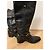 Botas de piel negra Jean Louis Scherrer Negro - vista 2
