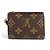Cartera Compacta Tuileries Monogram Louis Vuitton Castaño Roja Monograma - vista 2