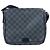 Borsa a tracolla District PM Damier Graphite di Louis Vuitton Nero