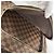 Borsa Messenger Mervil Damier Louis Vuitton Marrone Damier ebene - vista 15