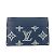 Estuche para tarjetas Monogram Shadow Louis Vuitton Azul marino - vista 2