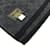 Sciarpa Petit Damier Graphite Louis Vuitton Marrone Nero - vista 12