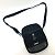 Borsa a spalla in tela e pelle nera Saint Laurent Nero - vista 8