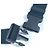 Borsa a spalla incrociata Versace Bianco Rosso - vista 8