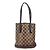 Bucket Borsa a secchiello Damier Mare di Louis Vuitton Marrone Damier ebene