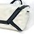 Valentino Canvas Schultertasche Schwarz Weiß - Ansicht 6