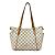 Borsa Tote Louis Vuitton Damier Azur Totally PM Bianco - vista 2