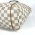 Borsa Tote Louis Vuitton Damier Azur Totally PM Bianco - vista 6