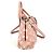 Borsa tote in velluto Monogram Louis Vuitton Rosa - vista 3