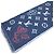 Sciarpa a frange Vivienne Dragonne di Louis Vuitton Rosso Blu navy - vista 10