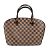 Horizontale Damier Saria Tasche von Louis Vuitton Braun Damier ebene