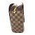 Horizontale Damier Saria Tasche von Louis Vuitton Braun Damier ebene - Ansicht 3