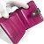 Billetera compacta con cremallera perforada Monogram Louis Vuitton Castaño Rosa Fucsia - vista 13