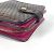 Billetera compacta con cremallera perforada Monogram Louis Vuitton Castaño Rosa Fucsia - vista 8