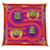 Hermès NEUF FOULARD HERMES CHATEAU D'ARRIERE CARRE 70 SOIE MULTICOLORE BOITE SCARF  ref.2130133