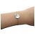 BRACCIALE MORGANNE BELLO FARFALLA E MADREPERLA DIAMANTI 14-15 CM ORO BIANCO 18k Argento - vista 9