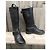 Stivali biker Marni in pelle nera Nero - vista 2