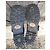 Stivali biker Marni in pelle nera Nero - vista 5