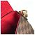 Borsa Tote Louis Vuitton Damier Bobur Scarlet Marrone Rosso Damier ebene - vista 15