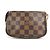 Borsa Accessorio Mini Pochette Damier T&B Louis Vuitton Marrone Rosso Damier ebene