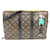 Louis Vuitton Monogram Keepall Pouch Handbag Brown Patent leather  ref.2130316