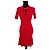 Rotes Kenzo Paris Kleid aus Stretchstrick