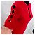 Rotes Kenzo Paris Kleid aus Stretchstrick - Ansicht 6