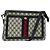 GUCCI GG Supreme Sherry Line Borsa a Spalla PVC Blu Navy Oro Rosso 010 378 Auth MY222