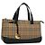 Autre Marque Burberrys Nova Check Handtasche aus Canvas Beige Auth sw208
