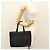 Céline Borsa a mano in tela Macadam Celine C nera Auth sw212 Nero - vista 25
