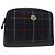 Autre Marque Borsa clutch in tela Nova Check di Burberrys, blu navy, autentica, EC973