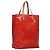 LOUIS VUITTON Monogram Vernis Reade MM Bolsa de Mano Roja M91086 LV Auth bs23730