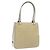 Borsa a spalla in pelle beige Salvatore Ferragamo Auth ac3690