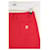Courreges Mini falda de algodón roja - vista 4