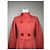Abrigo trench de lana roja Westminster de Burberry - vista 2
