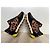Baskets Dolce & Gabbana Daim Marron Noir - vue 6