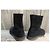 Stivaletti Apc Neri in Camoscio Nero - vista 4