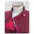 Chaqueta Chanel de tweed burdeos con botones CC Negro Roja Púrpura - vista 5