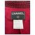 Chaqueta Chanel de tweed burdeos con botones CC Negro Roja Púrpura - vista 7
