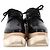 Stella Mc Cartney Sneakers Derby con piattaforma Elyse di Stella McCartney in pelle sintetica nera Nero - vista 2