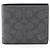 Coach Bifold Wallet PVC Canvas Black/Grey