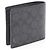 Coach Bifold Wallet PVC Canvas Black/Grey - view 2