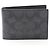 Coach Bifold Wallet PVC Canvas Black/Grey - view 6