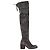 Botas Genna Over The Knee Stuart Weitzman en Ante Gris