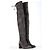 Botas Genna Over The Knee Stuart Weitzman en Ante Gris - vista 17