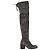 Botas Genna Over The Knee Stuart Weitzman en Ante Gris - vista 2